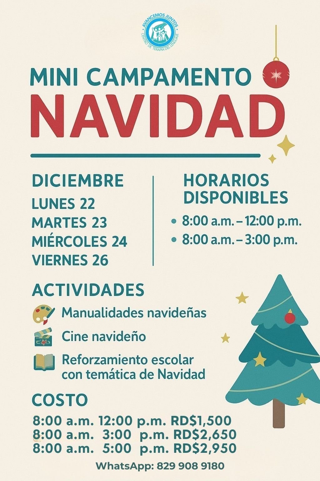 Campamento de Navidad 2025